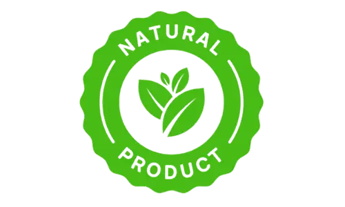 All Natural logo for AppaNail, emphasizing the use of 100% natural ingredients in the weight loss supplement for a healthier approach.